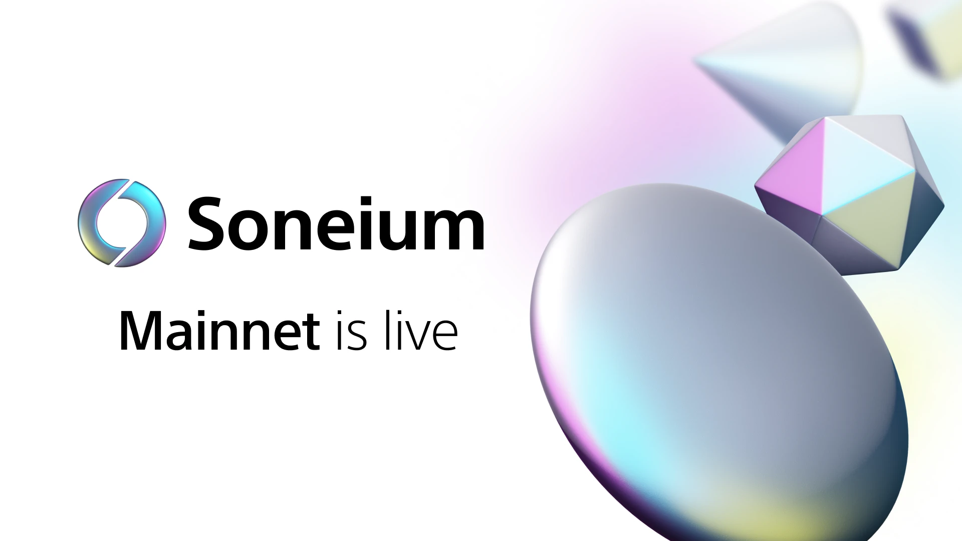 Soneium Mainnet is live