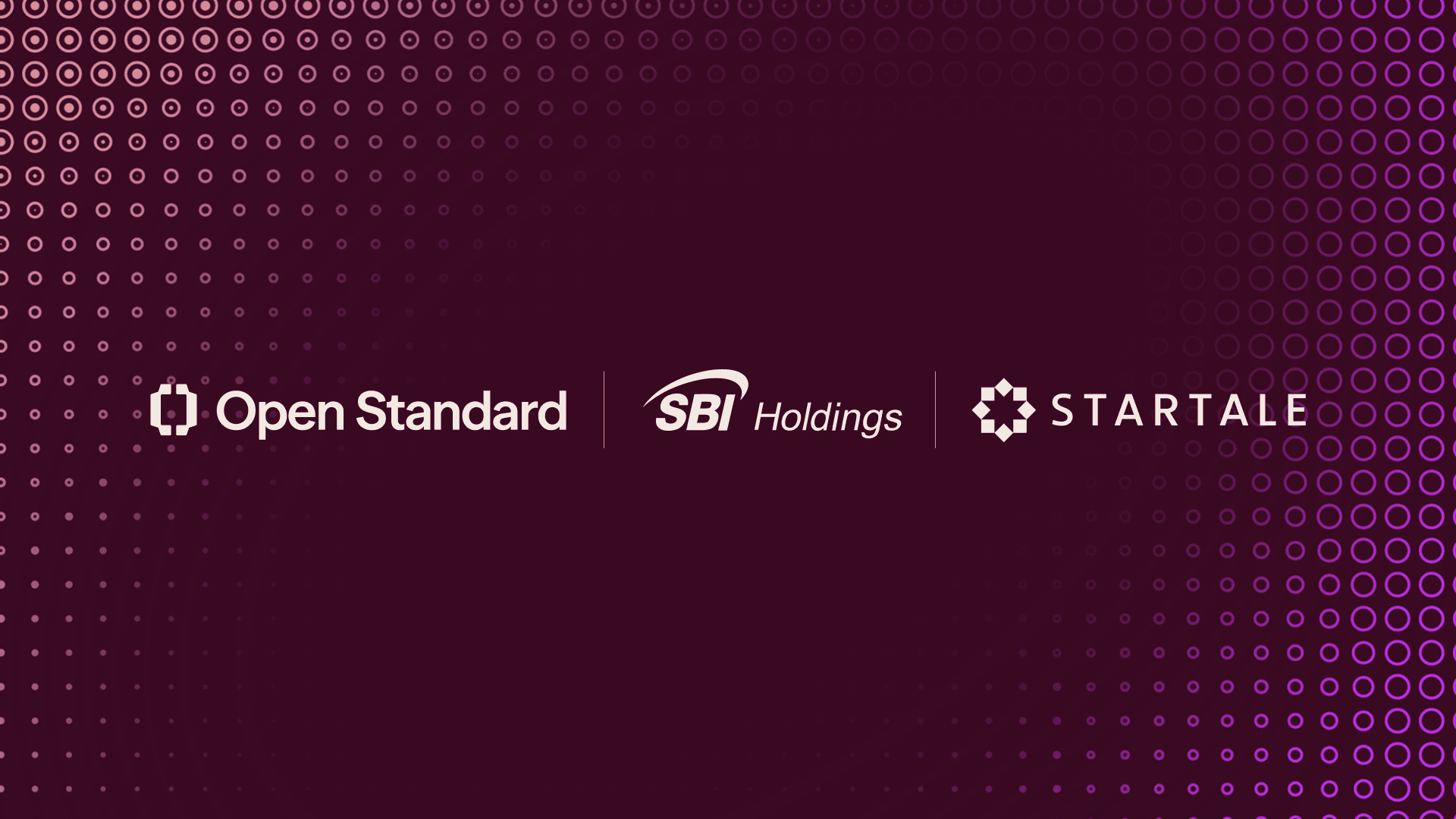 SBI Holdings and Startale Join Open Standard, Advancing Global ...